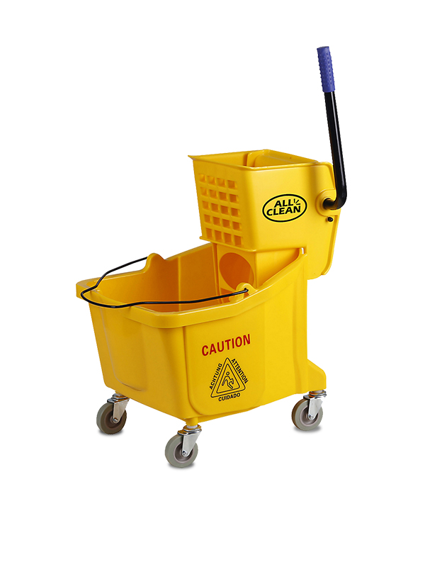 Carro Estrujador 35 litros amarillo